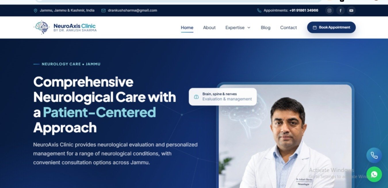 Neurological Care website